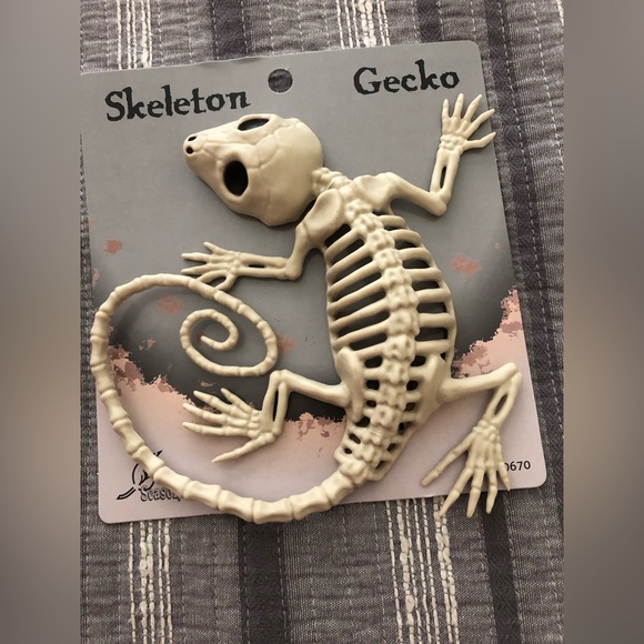 NWT Crazy Bonez Skeleton Octopus and Skeleton Gecko - Picture 2 of 6